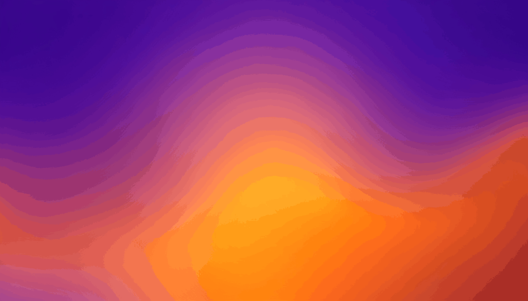 Nền gradient tím than sang cam đậm, ánh sáng dịu lan từ giữa, không có đối tượng cụ thể